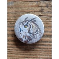 Kühlschrankmagnet „Uhu" Kühlschrankmagnet „Uhu" von NatureToPin