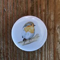 Kühlschrankmagnet Oder Button „Rotkehlchen" von NatureToPin