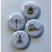 Kühlschrankmagnete „Kleine Tiere"; 4Er Set von NatureToPin