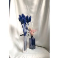 Dunkelblaue Distel 11Pc | Echte Getrocknete Boho Dekor Für Zuhause von NatureTreasuresUA