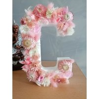 Brief Aus Getrockneten Und Konservierten Blumen, Blumenbrief von NatureetSensBoutique