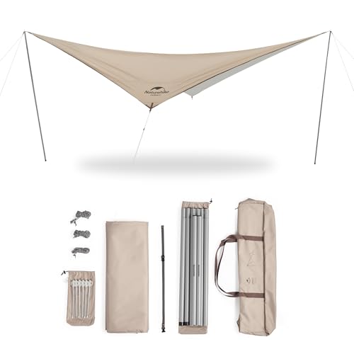 Naturehike Camping Markise Vorzelt Wasserdicht für 8-10 Person Tarpaulin Tarp Regenfest Anti-UV Vordach Markise Pavillon für Outdoor Strand Garten Picknick Naturehike Camping Markise Vorzelt Wasserdicht für 8-10 Person Tarpaulin Tarp Regenfest Anti-UV Vordach Markise Pavillon für Outdoor Strand Garten Picknick von Naturehike
