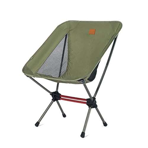 Naturehike Campingstuhl, Faltbarer Stuhl mit Aufbewahrungstasche, Outdoor Tragbarer Stuhl für Erwachsene, leicht, unterstützt 149.7 kg, Rucksackstuhl für Angeln, Wandern, Strand, Rasen von Naturehike