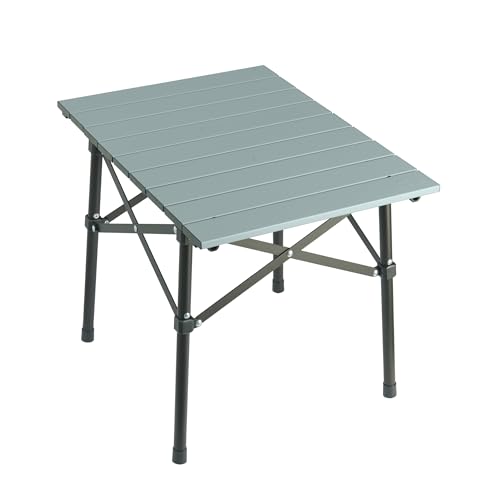 Naturehike Campingtisch Klapptisch aus Aluminium Tragbarer Klappstuhl Ultraleicht Camping Tisch Klein Tisch 52x31.5cm zum Garten Wandern Camping (Grün 52x31.5cm) von Naturehike