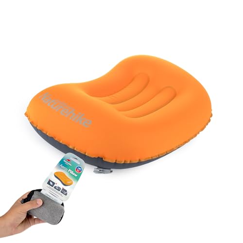 Naturehike Ultra leichtes TPU Reiseaufblasbares Kissen U-förmiges Nackenstützkissen für Outdoor Camping Tragbares Reisekissen mit Optimaler Unterstützung Ideal für Reisen und Schlaf Unterwegs von Naturehike