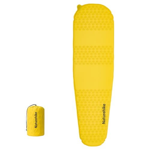 Naturehike Yugu Air Mattress Selbstaufblasende Isomatte 3,5 cm Dick Kompaktes Packmaß Leichte Luftmatratze für Outdoor Camping, Trekking und Sport von Naturehike