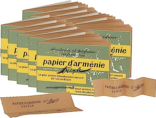 Armenisches Papier, 10 Blatt, natürlicher Geruchsneutralisierer von Naturel