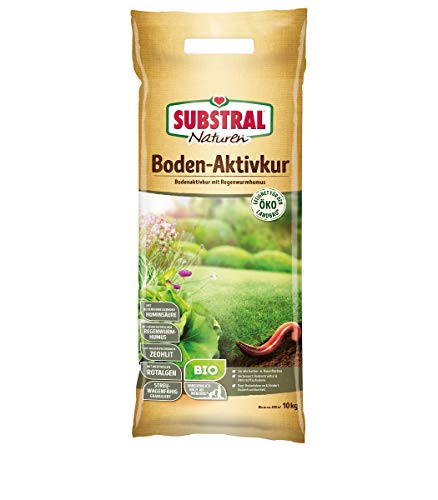 Substral Naturen Bio Bodenaktivkur, natürlicher Bodenaktivator und -verbesserer für Garten- und Rasen, 200m², 10kg, Boden-Aktivkur von Substral