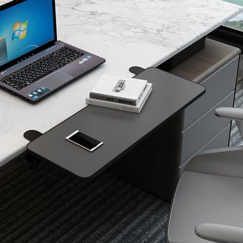 Naturepanda Ergonomics Desk Extender Tray,Festklemmbare Schreibtisch Tastaturablage,Klappbare SchreibtischverläNgerung,Computer Tastaturablage Erweiterung Schreibtisch ArmlehnenstüTze,90° Klappbar von Naturepanda