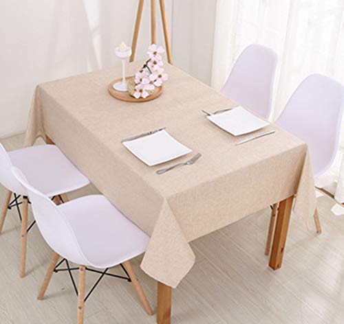 Naturer Tischdecke Wasserabweisend Baumwolle Leinen Tischwäsche abwaschbar schmutzabweisend Gartentischdecke Tischtücher 90x90 cm Creme Naturer Tischdecke Wasserabweisend Baumwolle Leinen Tischwäsche abwaschbar schmutzabweisend Gartentischdecke Tischtücher 90x90 cm Creme von Naturer