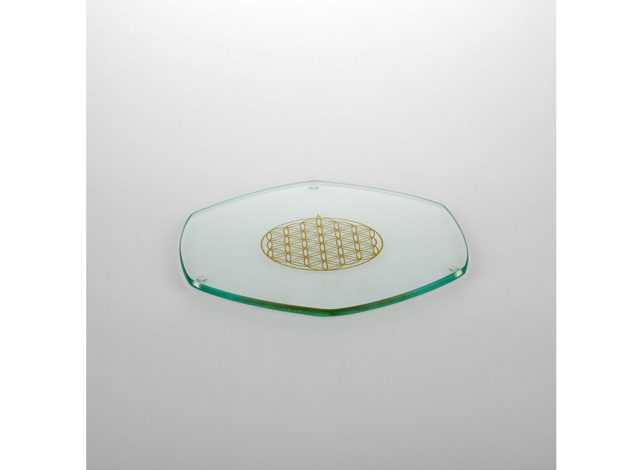 Natures-Design Getränkeuntersetzer Energy Plate gold 22 cm von Natures-Design