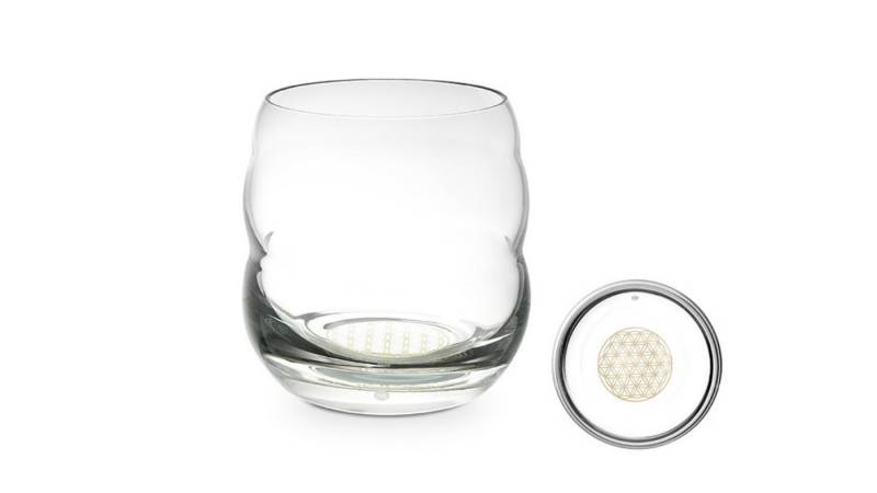 Natures-Design Glas Mythos Gold Blume des Lebens 0,25l, bleifreies Glas Natures-Design Glas Mythos Gold Blume des Lebens 0,25l, bleifreies Glas von Natures-Design