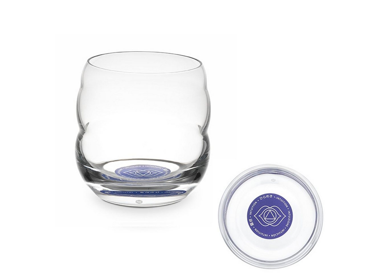 Natures-Design Glas Mythos Stirn-Chakra, Bleifreies Glas, Affirmation Intuition 0.25l von Natures-Design