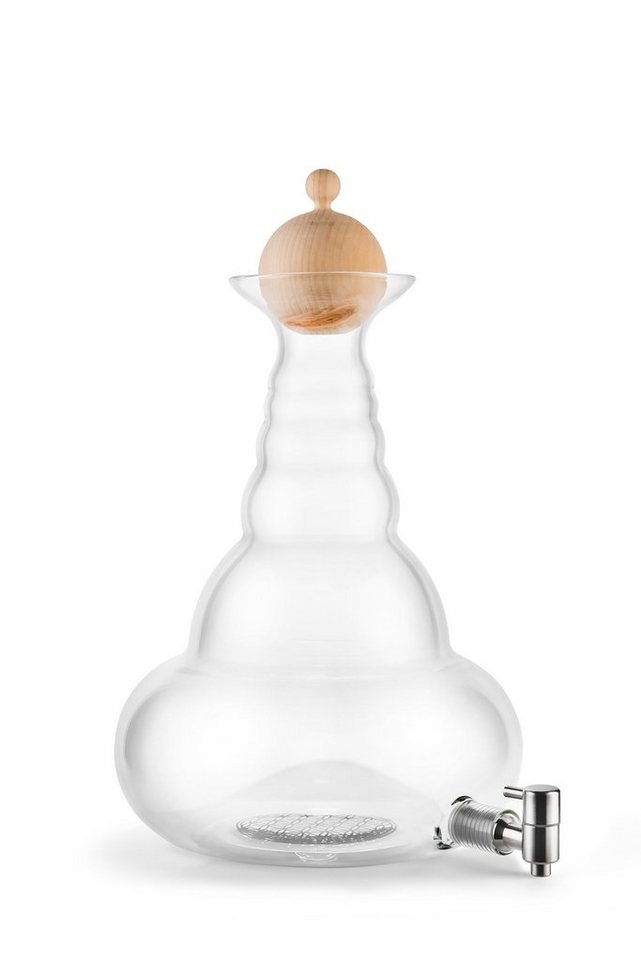 Natures-Design Wasserkaraffe Universe mit Zirbenholzstöpsel 10l von Natures-Design
