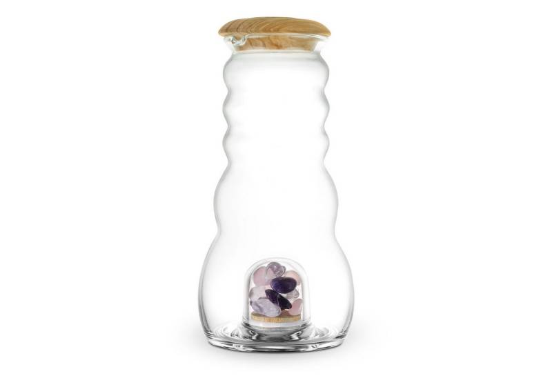 Natures-Design Wasserkrug Cadus mit Edelsteinen und Olivenholzdeckel 1l Natures-Design Wasserkrug Cadus mit Edelsteinen und Olivenholzdeckel 1l von Natures-Design