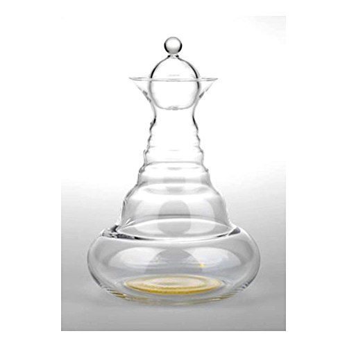 Golden Alladin Karaffe, 1,3 l, von Nature's Design, Tranparent, Gold, 28 cm von Natures-Design