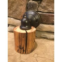 Aspen Log Wandlampe von NaturesDecorDesign