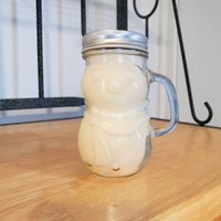Urlaub Schneemann Kerze Weihnachten Winter Bauernhaus Niedlich Dekor Holzdocht Einmachglas Sojakerze Trinkbecher Urlaub Schneemann Kerze Weihnachten Winter Bauernhaus Niedlich Dekor Holzdocht Einmachglas Sojakerze Trinkbecher von NaturesGiftBarn