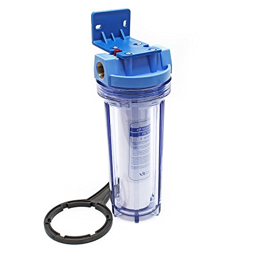 Naturewater NW-BR10F 1 Stufen Wasserfilter, 5 µ, 26,16 mm (3/4") Filtereinsatz, PP Kartusche Filter, Filterschlüssel, Sedimentfilter von Naturewater