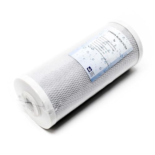 Naturewater CTO-10L Aktivkohle Block Filter Big Blue 10 Zoll (254 mm) 5 µ Ersatz Wasserfilter, Umkehrosmose Filter, Ersatz Filterkartusche, Trinkwasserfilter von Naturewater