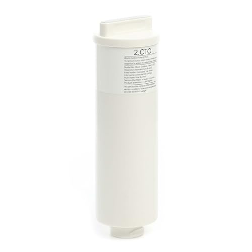 Naturewater CTO-UF01 Aktivkohle Block Filter 10 Zoll (254 mm) 5 µ Ersatz Wasserfilter, Umkehrosmose Filter, Ersatz Filterkartusche, Trinkwasserfilter von Naturewater