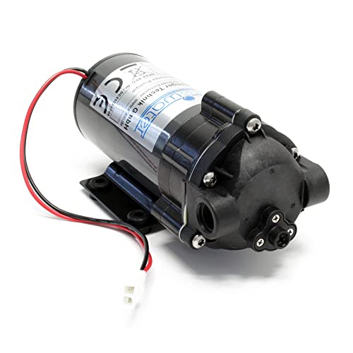 Naturewater Druckerhöhungspumpe 300 GPD (1135 l), Booster Pumpe 68 W für Umkehrosmoseanlage, Wasser Eingangsdruck 2 bar auf Ausgangsdruck 5 bar von Naturewater