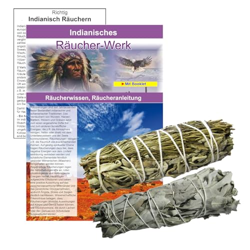 2 x Weißer Salbei White SAGE + Rosmarin Smudge Sticks zum Räuchern. 2 x INDIANISCHE SCHAMANISCHE Räucherbündel 10-12cm. Räucherwerk für Schutz + Hausreinigung + Segnung + Rauhnächte. 95465-2 von Naturheilmittel Heilsteine Methusalem GmbH Neu-Ulm