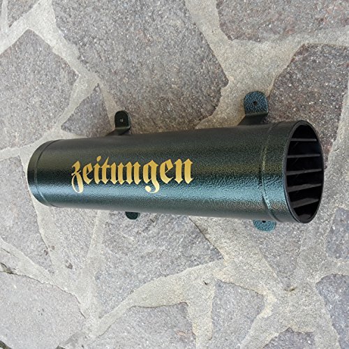 Naturholz-Schreinermeister Zeitungsrolle Grün/Dunkelgrün aus Metall mit Verschlussgitter Zeitungsrohr Zeitungsbox Naturholz-Schreinermeister Zeitungsrolle Grün/Dunkelgrün aus Metall mit Verschlussgitter Zeitungsrohr Zeitungsbox von Naturholz-Schreinermeister