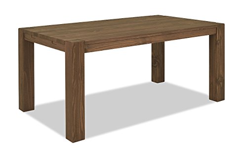 Naturholzmöbel Seidel Esstisch 160x90cm Rio Bonito B- Ware Farbton Cognac braun Pinie Massivholz, geölt und gewachst, Tisch, Optional: passende Bänke 160x38cm von Naturholzmöbel Seidel