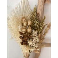 xxl Trockenblumen-Mix Trockenblumen-strauß „Gold-Edition" in Gold, Weiß, Natur , Trockenblumenstrauß, Diy-Set, Tortentopper von Naturlandhandmade
