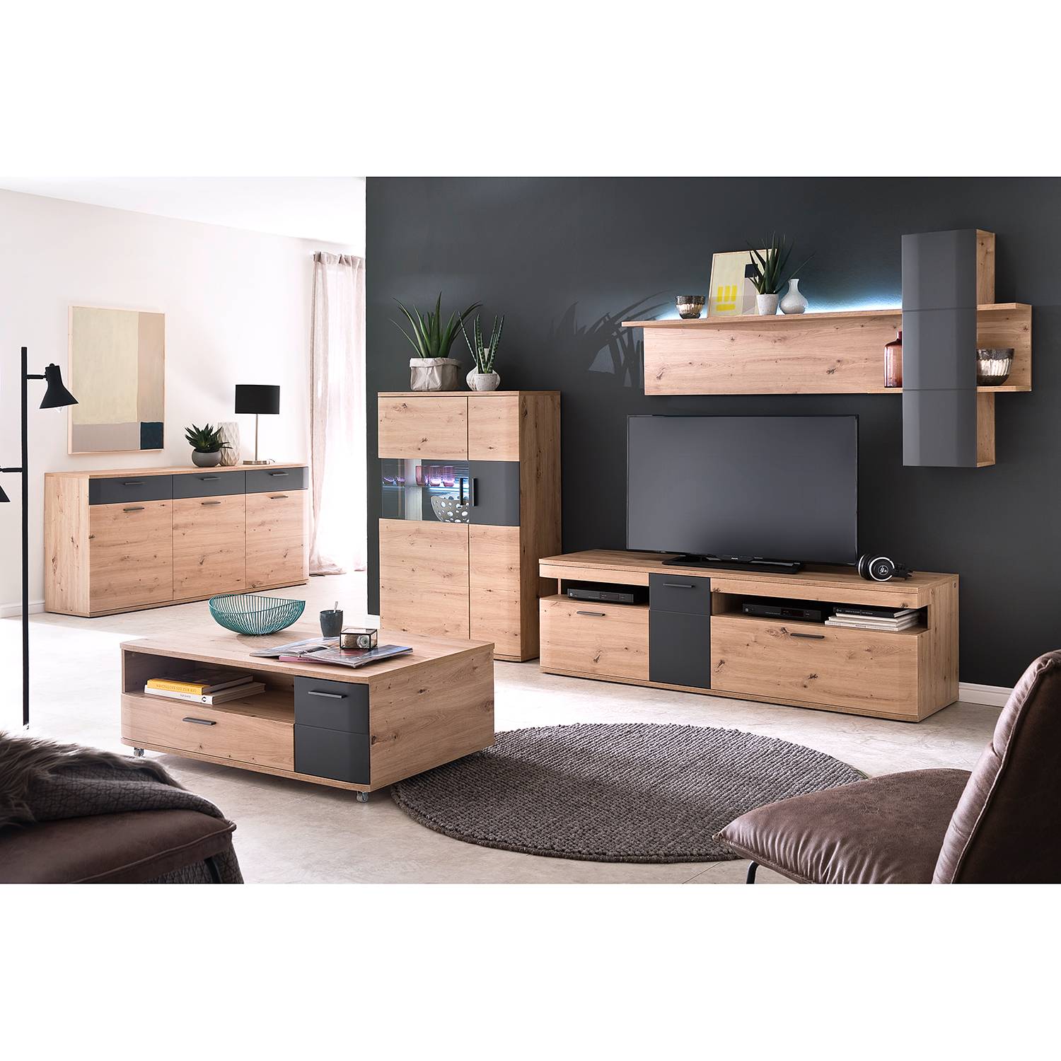 home24 Highboard II 90 x 134 x 37cm Braun home24 Highboard II 90 x 134 x 37cm Braun von home24