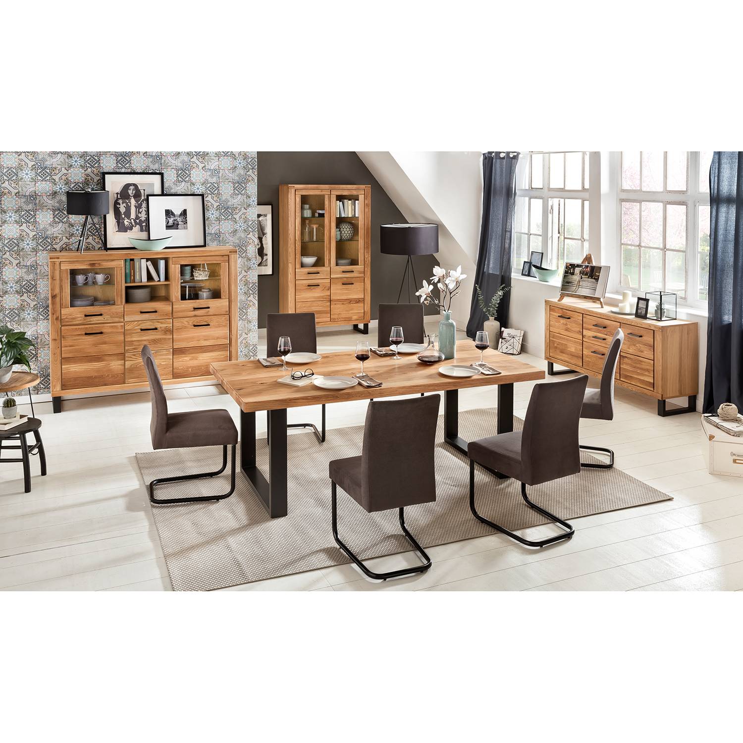 home24 Highboard 158 x 140 x 40cm Braun home24 Highboard 158 x 140 x 40cm Braun von home24