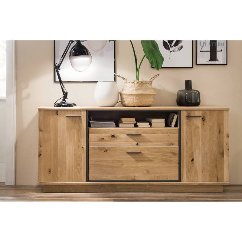 home24 Sideboard 180 x 81 x 44cm Braun von home24
