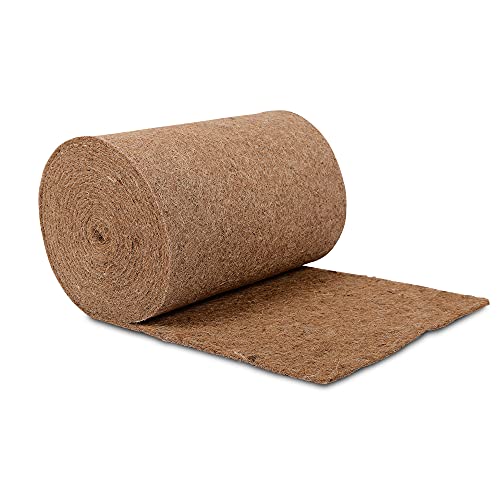 Natursache Kokosmatte Meterware 1m x 10m, Winterschutz, mit Latex Beschichtung von Natursache