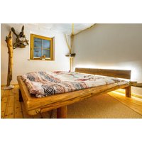 Balken Doppelbett , Sehr Alte Fichtenbalken von Naturtrommel