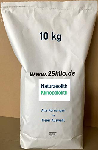 Naturzeolith 10 kg Zeolith Filtermaterial Zeolith Ceolith Zeolite Naturmineral (0-200µm (0-0,2mm)) von Naturzeolith