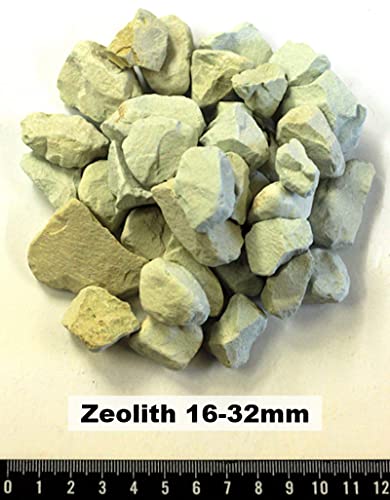 Naturzeolith 25 kg Zeolith Klinoptilolith Zeolite Zeoliet Zeolithpulver Zeolithgestein (16,0-32,0mm) von Naturzeolith