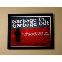 statistics Propaganda Poster - Garbage In, Out statistics Propaganda Poster - Garbage In, Out von NausicaaDistribution