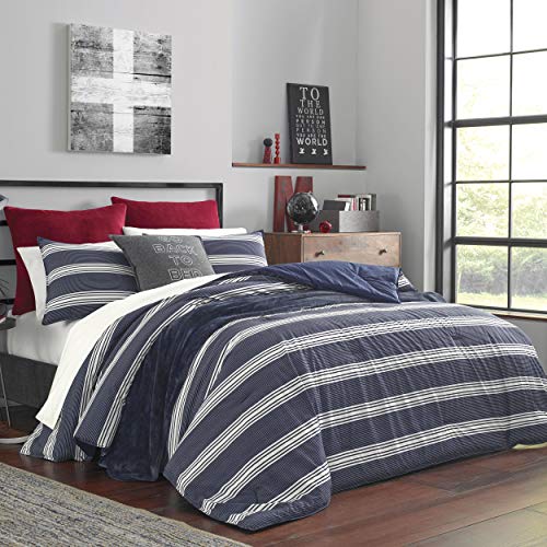 Nautica Craver Bettwäsche-Set Casual King Duvet Navy von Nautica