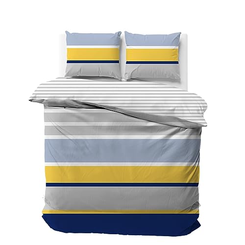 Nautica Home Bold BETTWÄSCHE Set 100% Baumwolle 200X200 + 2X80X80 von Nautica