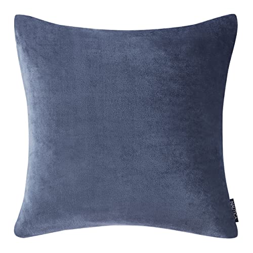 Nautica Solid Ultra Soft Plush Euro Sham, 26 x 26, Navy von Nautica