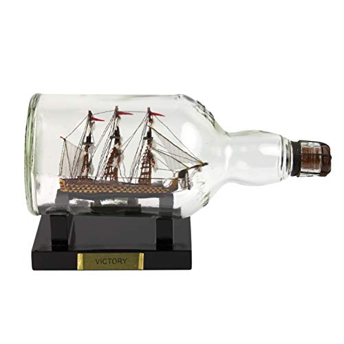 Nauticalia 2990 HMS Victory Ship-in-Bottle, 22 cm von Nauticalia