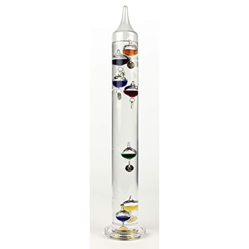 Nauticalia Galileo Thermometer mit 7 Kugeln, 43 cm, Mehrfarbig von Nauticalia