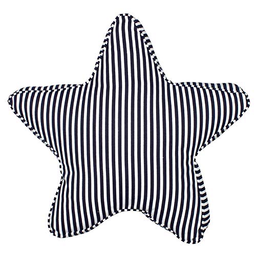 Nauticalia Kissen, Stern, Blau/Marineblau von Nauticalia