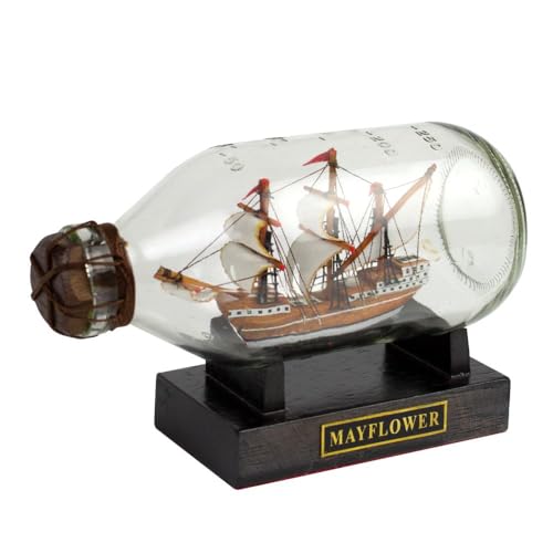 Nauticalia Mayflower Ship in Flasche, 14 cm, Mehrfarbig, einzigartig Nauticalia Mayflower Ship in Flasche, 14 cm, Mehrfarbig, einzigartig von Nauticalia