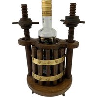 Vintage Weinregal, Weinpresseständer, Weinaufbewahrung, Traubenweinpresse, Kellerstück, Barware, Weinliebhaber Geschenk, Wohnkultur von NautilusNostalgia