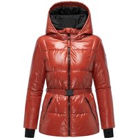 Navahoo Steppjacke "Eisglanz 14" mit Kapuze Glänzende Damen Winterjacke mit Taillengürtel Navahoo Steppjacke "Eisglanz 14" mit Kapuze Glänzende Damen Winterjacke mit Taillengürtel von Navahoo