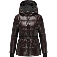 Navahoo Steppjacke "Eisglanz 14" mit Kapuze Glänzende Damen Winterjacke mit Taillengürtel Navahoo Steppjacke "Eisglanz 14" mit Kapuze Glänzende Damen Winterjacke mit Taillengürtel von Navahoo