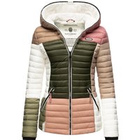 Navahoo Steppjacke "Multikulti" mit Kapuze stylische Colorblocking Übergangsjacke m. Kapuze Navahoo Steppjacke "Multikulti" mit Kapuze stylische Colorblocking Übergangsjacke m. Kapuze von Navahoo