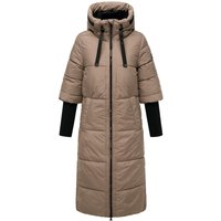 Navahoo Steppmantel "Ciao Miau XIV" Langer Wintermantel mit Rippstrickärmel Navahoo Steppmantel "Ciao Miau XIV" Langer Wintermantel mit Rippstrickärmel von Navahoo